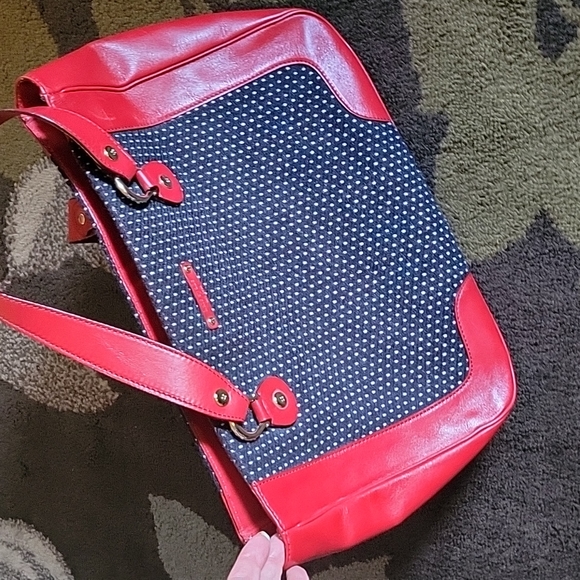 Kate Spade handbag Fabric and Leather Like New - Picture 3 of 10